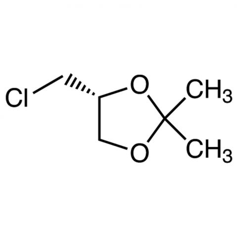 (R)-(+)-4-(Chloromethyl)-2,2-dimethyl-1,3-dioxolane 化学構造