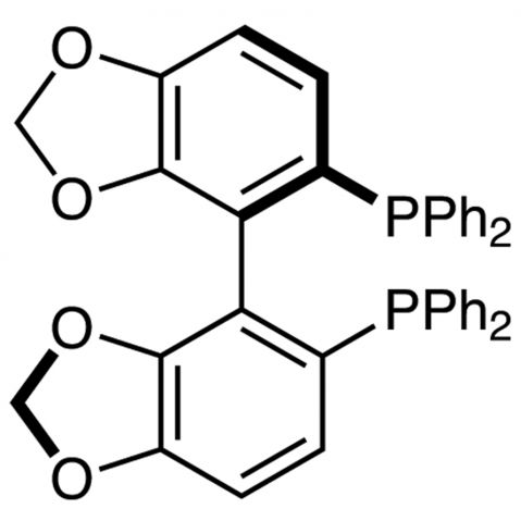 (R)-(+)-5,5'-Bis(diphenylphosphino)-4,4'-bi-1,3-benzodioxole Chemische Struktur