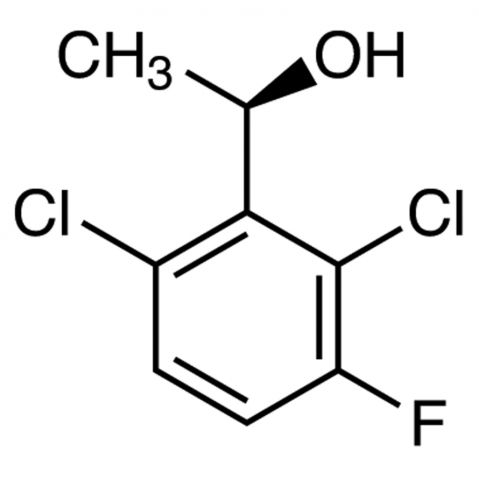 (R)-2,6-Dichloro-3-fluoro-α-methylbenzyl Alcohol 化学構造