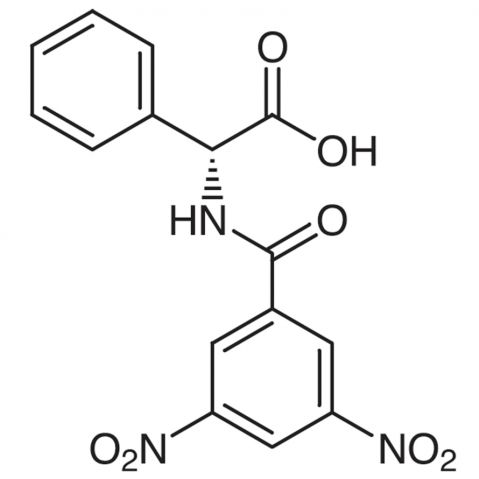 (R)-(-)-N-(3,5-Dinitrobenzoyl)-α-phenylglycine Chemical Structure