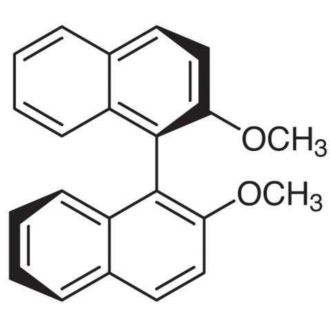 (R)-2,2'-Dimethoxy-1,1'-binaphthyl 化学構造