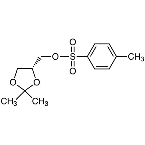 (R)-(-)-2,2-Dimethyl-1,3-dioxolan-4-ylmethyl p-Toluenesulfonate 化学構造