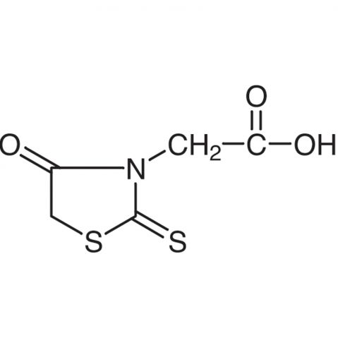 Rhodanine-3-acetic Acid Chemical Structure