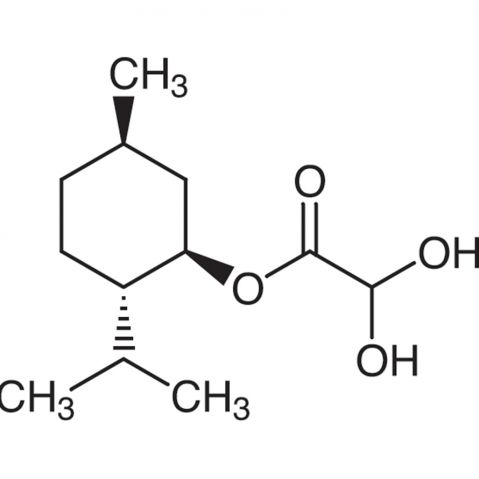 (1R,2S,5R)-2-Isopropyl-5-methylcyclohexyl 2,2-Dihydroxyacetate Chemical Structure