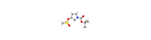 (R)-1-Boc-3-methanesulfonyloxypyrrolidine Chemical Structure