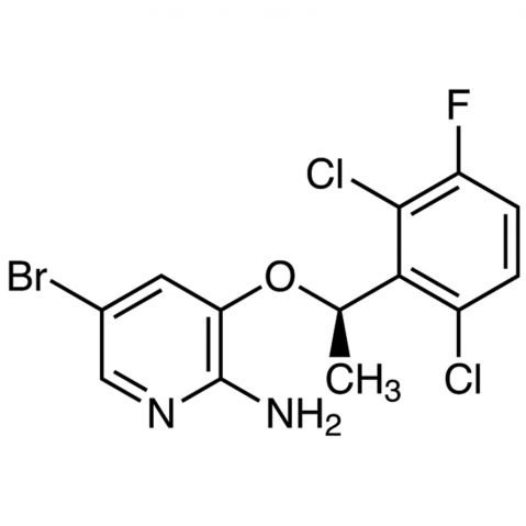 (R)-5-Bromo-3-(1-(2,6-dichloro-3-fluorophenyl)ethoxy)pyridin-2-amine Chemical Structure