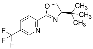 2-[(4R)-4-tert-Butyl-4,5-dihydro-2-oxazolyl]-5-(trifluoromethyl)pyridine Chemical Structure