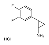 (1R,2S)-rel-2-(3,4-Difluorophenyl)cyclopropanamine hydrochlo التركيب الكيميائي