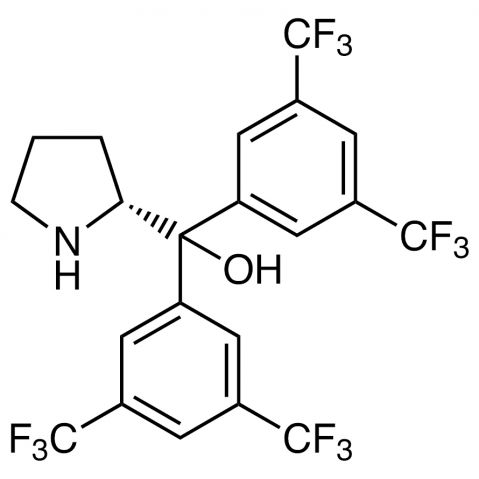 (R)-Bis[3,5-bis(trifluoromethyl)phenyl](pyrrolidin-2-yl)methanol Chemical Structure