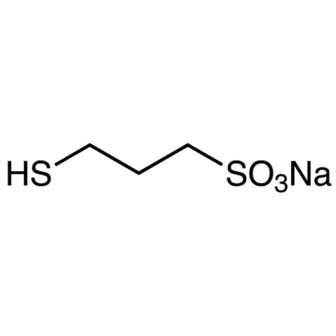 Sodium 3-mercapto-1-propanesulfonate Chemische Struktur