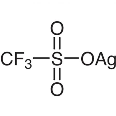 Silver trifluoromethanesulfonate Chemische Struktur