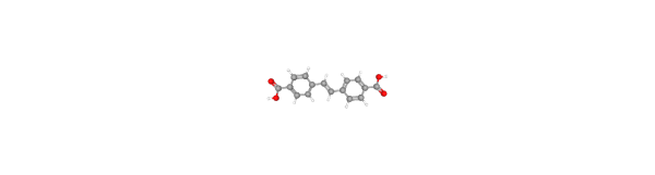 4,4'-Stilbenedicarboxylic acid 化学構造