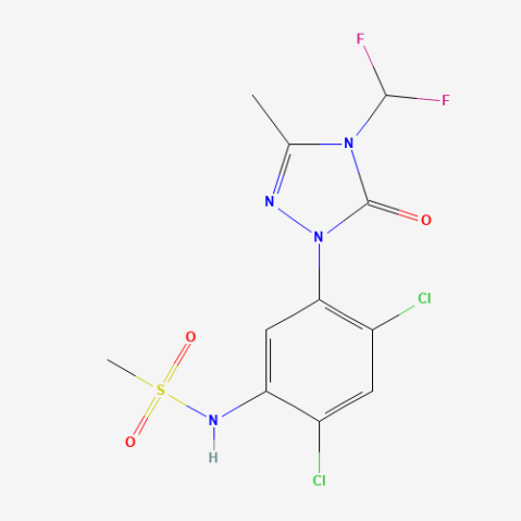 Sulfentrazone Chemical Structure