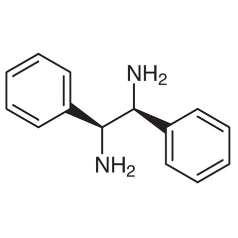 (1S,2S)-(-)-1,2-Diphenyl-1,2-ethanediamine 化学構造