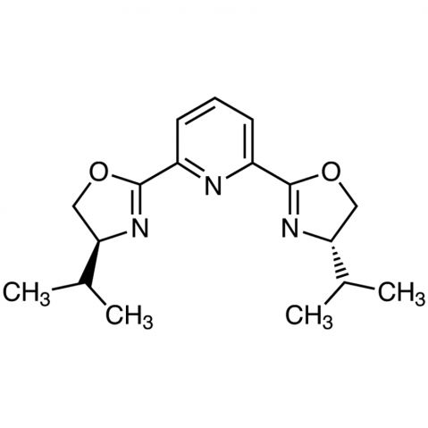 (S,S)-2,6-Bis(4-isopropyl-2-oxazolin-2-yl)pyridine التركيب الكيميائي