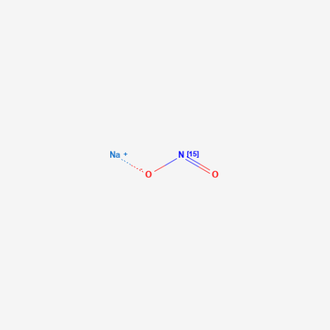 Sodium nitrite -15N 化学構造