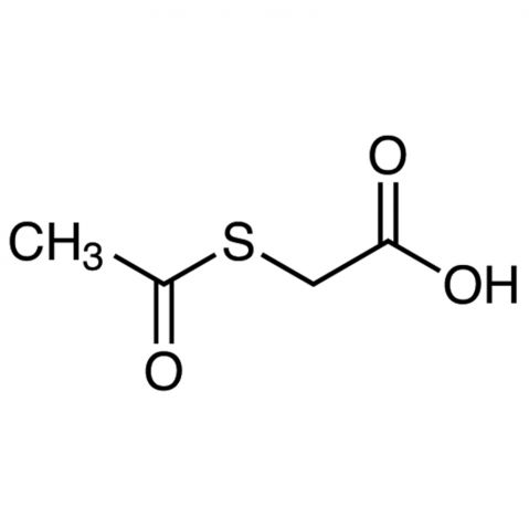 (Acetylthio)acetic Acid Chemische Struktur