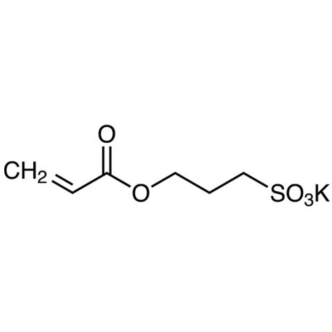 3-Sulfopropyl acrylate potassium salt Chemische Struktur