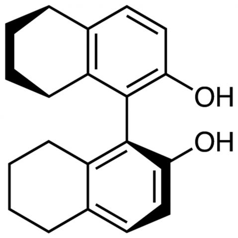 (S)-(-)-5,5′,6,6′,7,7′,8,8′-Octahydro-1,1′-bi-2-naphthol Chemische Struktur