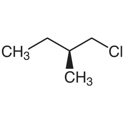 (S)-(+)-1-Chloro-2-methylbutane 化学構造