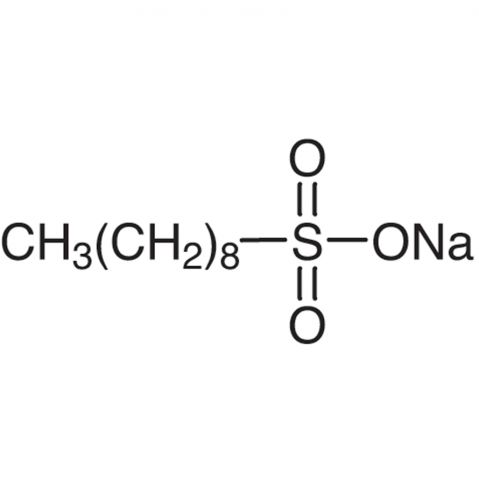 Sodium 1-Nonanesulfonate [Reagent for Ion-Pair Chromatography] Chemical Structure