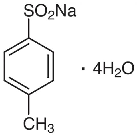 Sodium p-Toluenesulfinate Tetrahydrate Chemical Structure