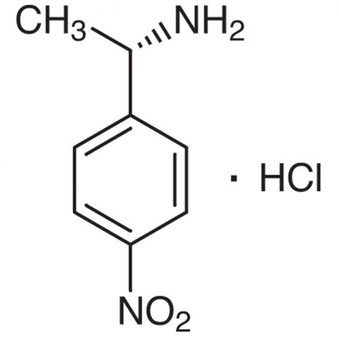 (S)-α-Methyl-4-nitrobenzylamine Hydrochloride Chemische Struktur