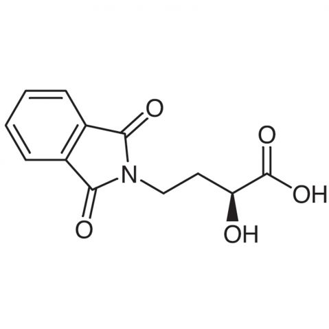 (S)-(+)-2-Hydroxy-4-phthalimidobutyric Acid Chemical Structure