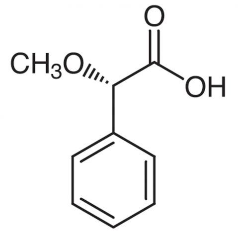 (S)-(+)-α-Methoxyphenylacetic Acid التركيب الكيميائي