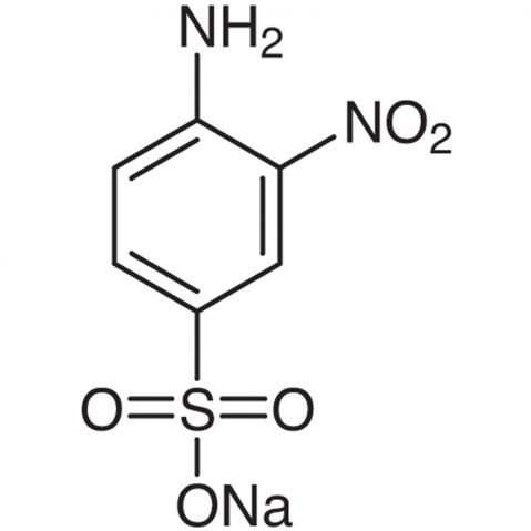 Sodium 2-Nitroaniline-4-sulfonate 化学構造