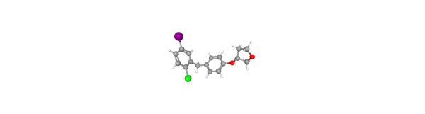 (3S)-3-{4-[(2-chloro-5-iodophenyl)methyl]phenoxy}oxolane التركيب الكيميائي