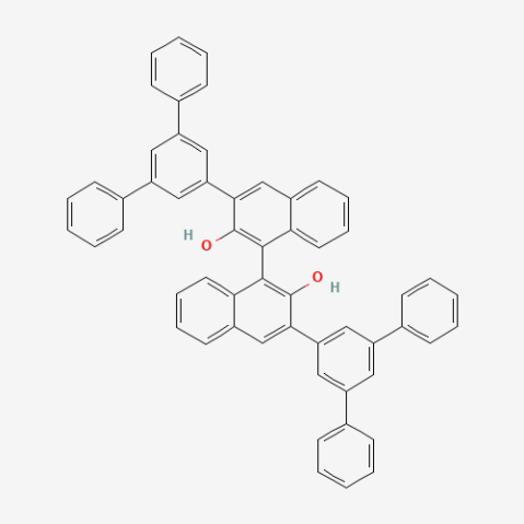 (S)-3,3'-Bis([1,1':3',1''-terphenyl]-5'-yl)-[1,1'-binaphthalene]-2,2'-diol Chemical Structure