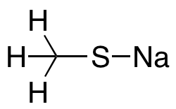 Sodium methanethiolate Chemical Structure