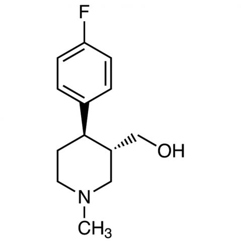 (3S,4R)-4-(4-Fluorophenyl)-1-methyl-3-piperidinemethanol Chemical Structure