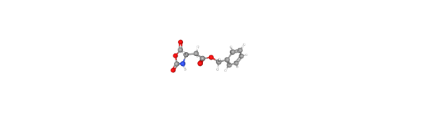 benzyl (S)-2,5-dioxooxazolidine-4-acetate التركيب الكيميائي