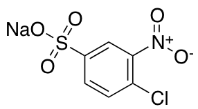 Sodium 3-nitro-4-chlorobenzenesulfonate التركيب الكيميائي