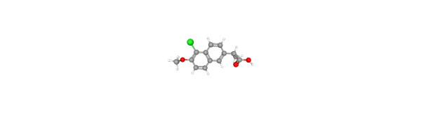 (2S)-2-(5-Chloro-6-methoxynaphthalen-2-yl)propanoic acid Chemical Structure