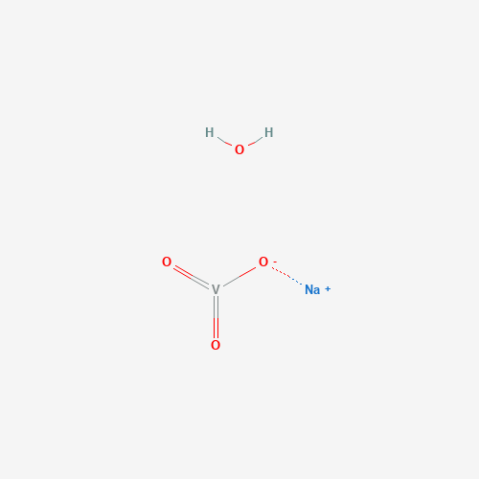 Sodium metavanadate hydrate 化学構造