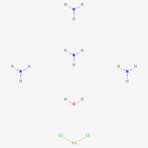 Tetraammine Dichloropalladium (Ⅱ) monohydrate Chemische Struktur