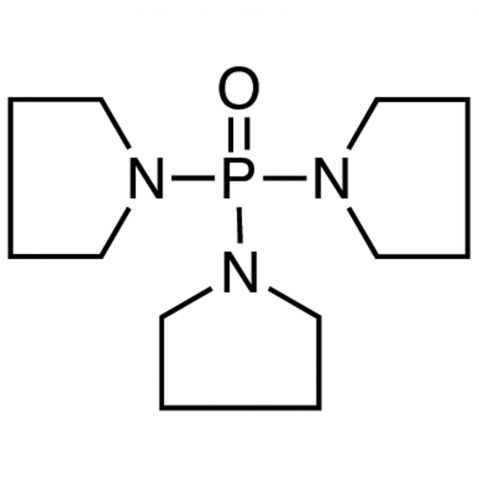 Tris(N,N-tetramethylene)phosphoric acid triamide Chemische Struktur