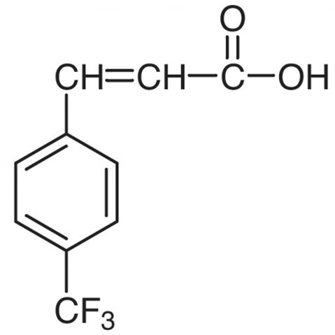 trans-4-(Trifluoromethyl)cinnamic acid Chemical Structure