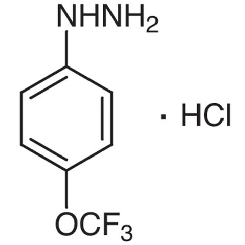 4-(Trifluoromethoxy)phenylhydrazine hydrochloride Chemische Struktur