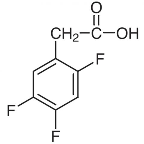 2,4,5-Trifluorophenylacetic Acid التركيب الكيميائي