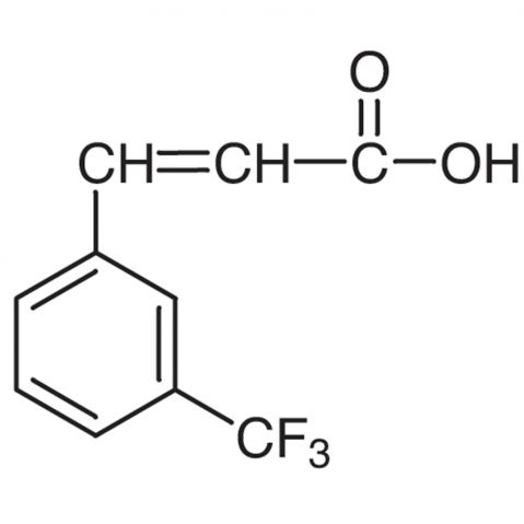 3-(Trifluoromethyl)cinnamic acid, predominantly trans Chemische Struktur