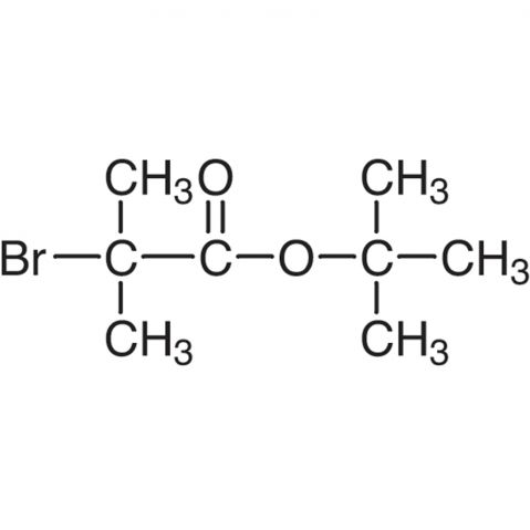 tert-Butyl α-bromoisobutyrate 化学構造