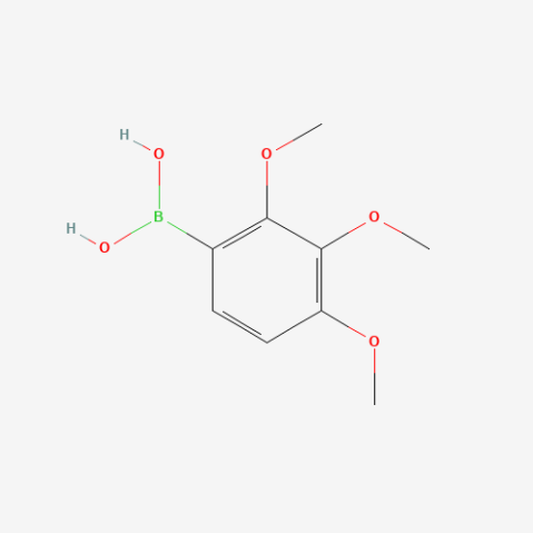 2,3,4-Trimethoxyphenylboronic acid (contains varying amounts of Anhydride) 化学構造