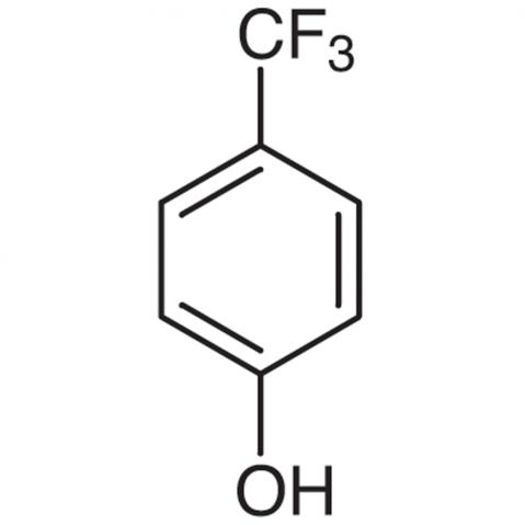 4-(Trifluoromethyl)phenol 化学構造