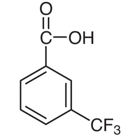 3-(Trifluoromethyl)benzoic acid Chemical Structure