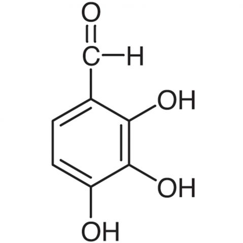 2,3,4-Trihydroxybenzaldehyde Chemical Structure