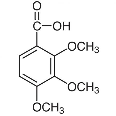 2,3,4-Trimethoxybenzoic acid Chemische Struktur